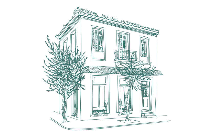 Oikonomou building illustration